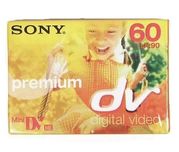 Нова видео касета miniDV SONY 60min за камера, фабрично запечатана