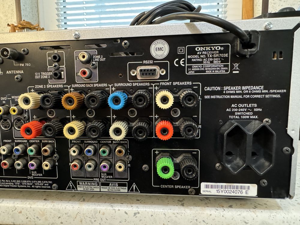 Onkyo TX-SR703 resiver