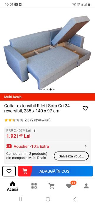 Coltar extensibil