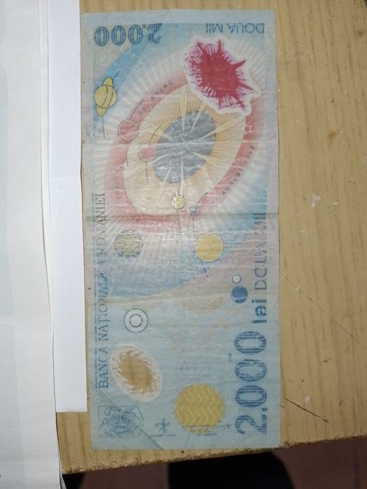 Vand bancnota cu eclipsa solara din 1999