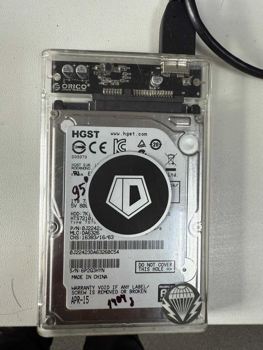 Переносной внешний жесткий диск на 1TB
