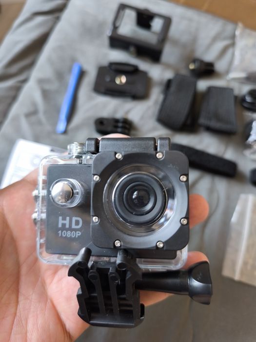 Экшн камера с полной комплектацией