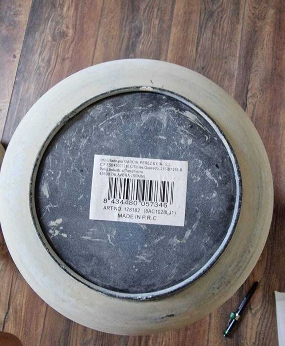 Set vase decor metalice, vază metalică