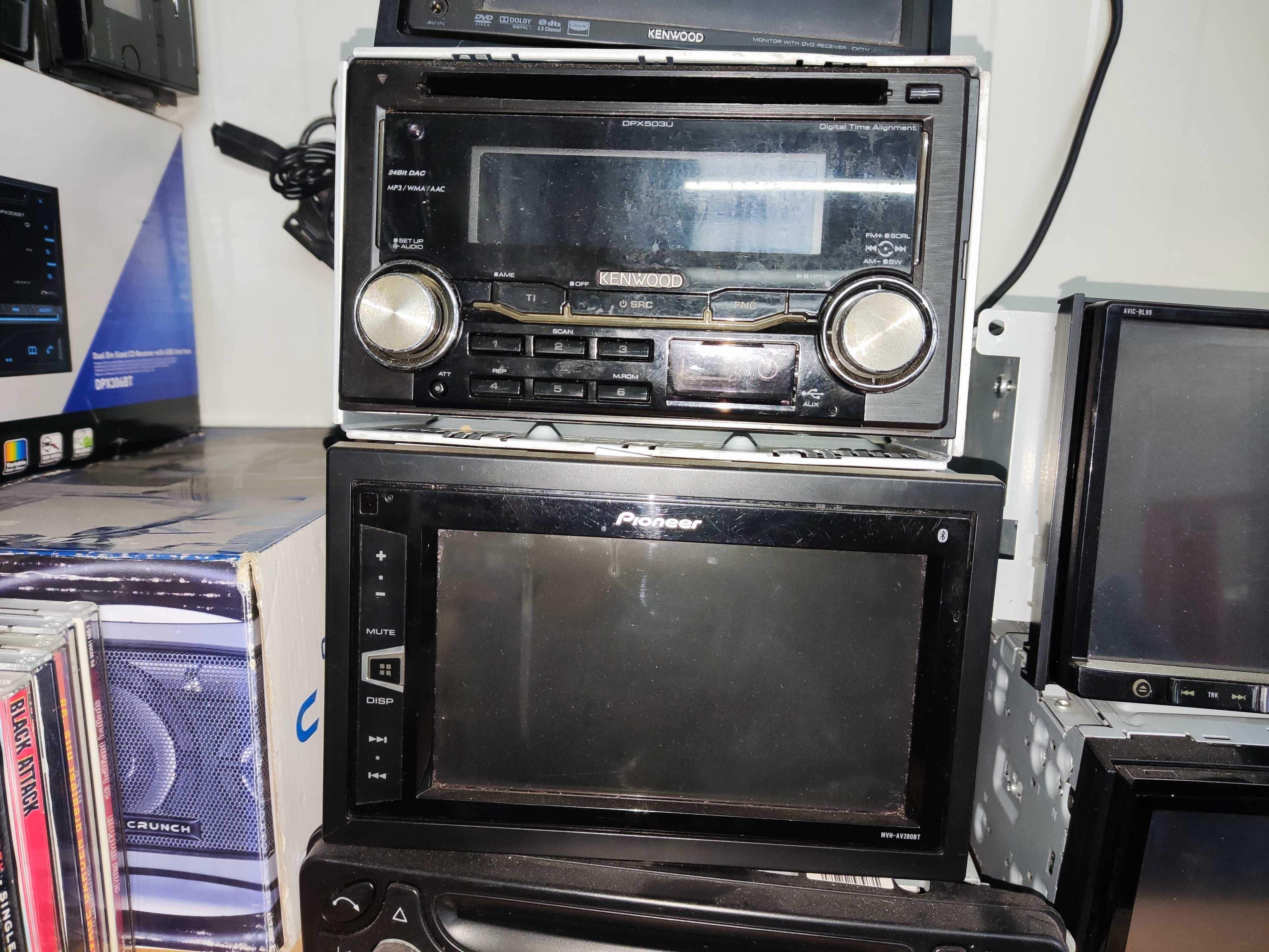 Авто плеъри радио Pioneer Alpine Kenwood Sony JVC
