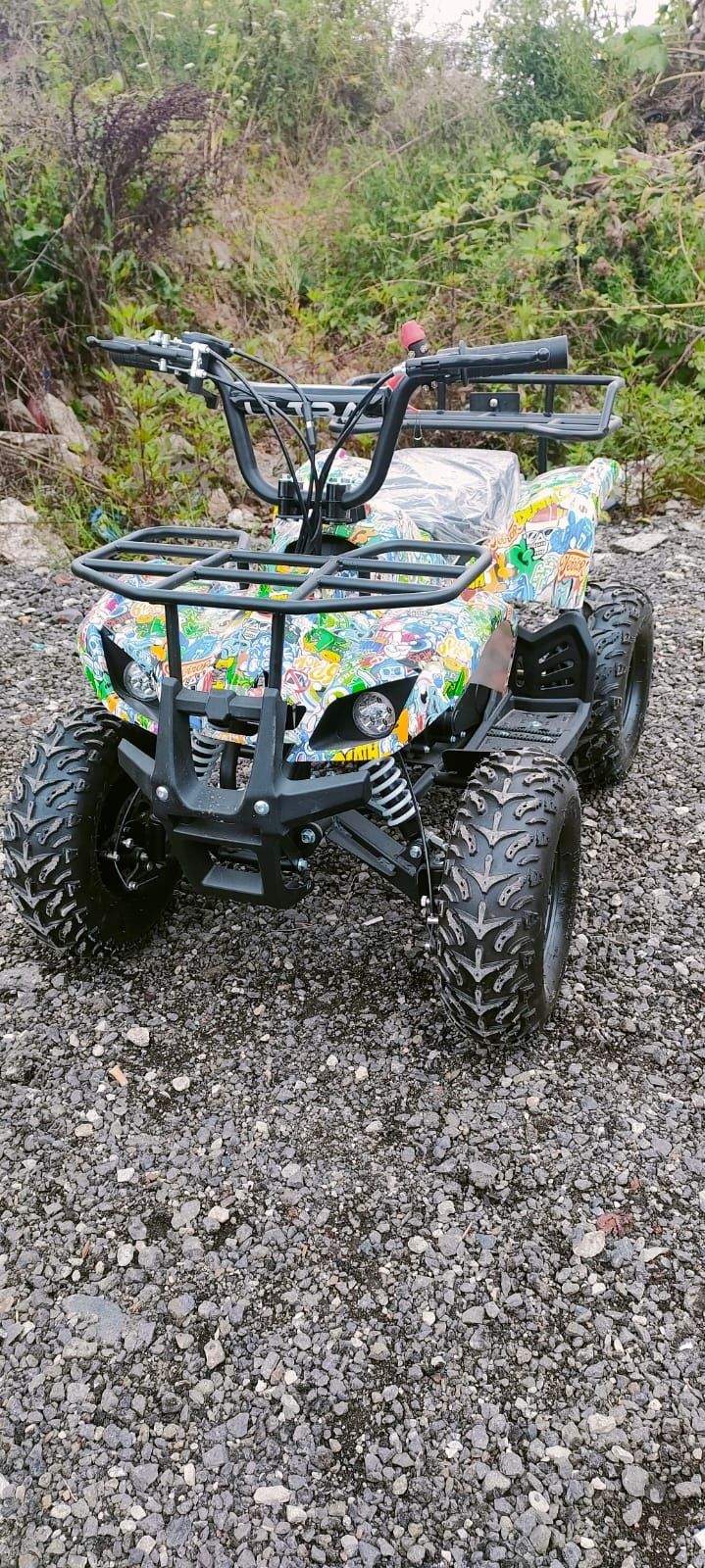 Mini Atv Quad adus din Germania pentru copii cu motor pe benzină 50cc