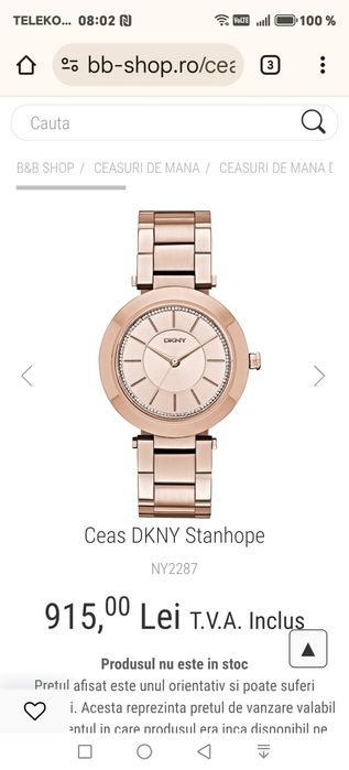 Ceas original damă dkny