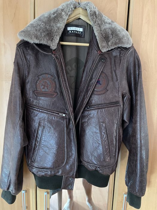 Geaca piele naturala marimea 50