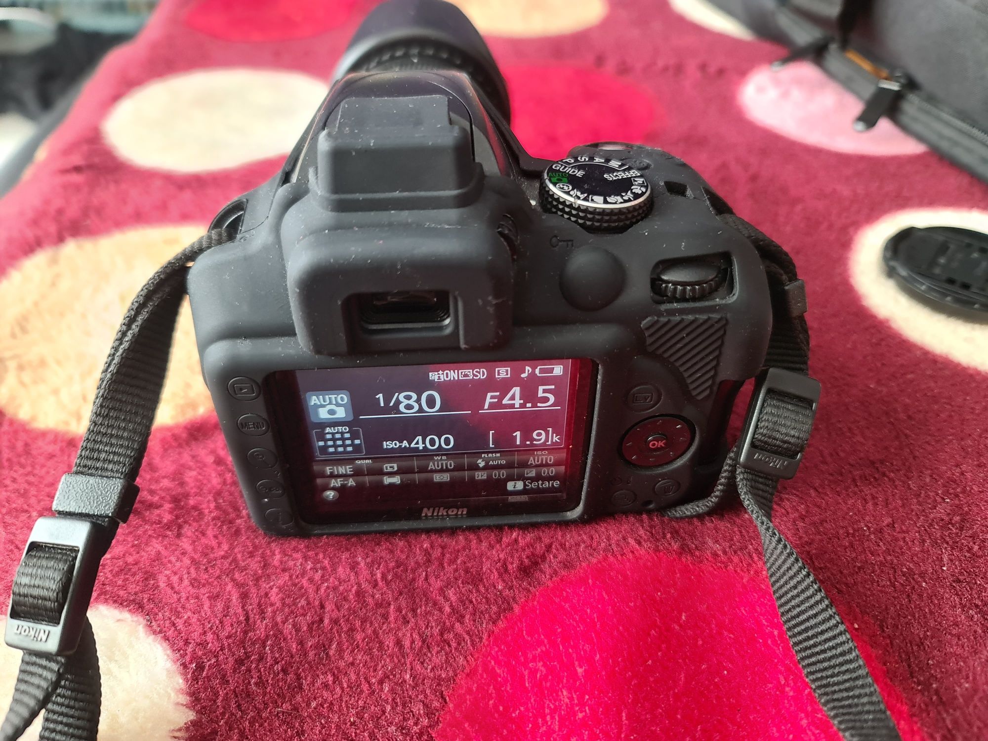 Kit foto complet nikon d3300 obiective blit husa