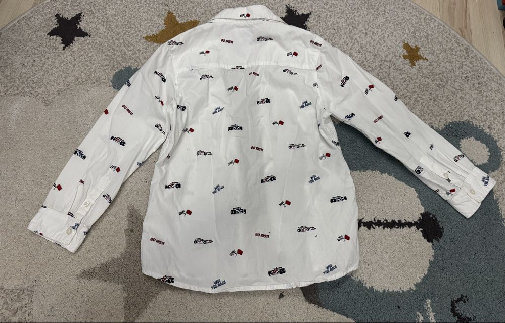 Детска дънкова риза Guess и бяла риза Mayoral