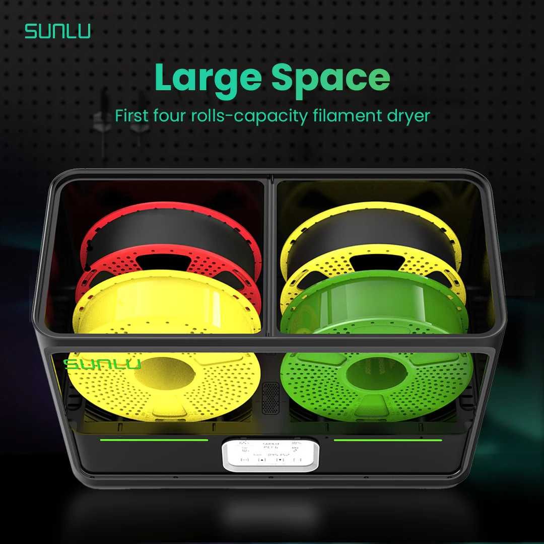 SUNLU S4 - Uscator de filament de mare capacitate pentru imprimanta 3D