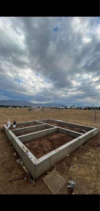 Заливка фундамента заливаем бетон бетонный работа шымкент опалубка