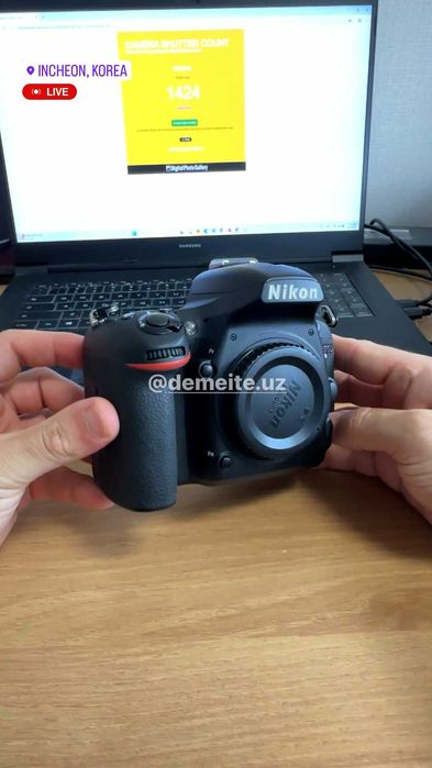 Nikon 750D Body: Probeg: 1.424: Holati: Ideal(Yengide).