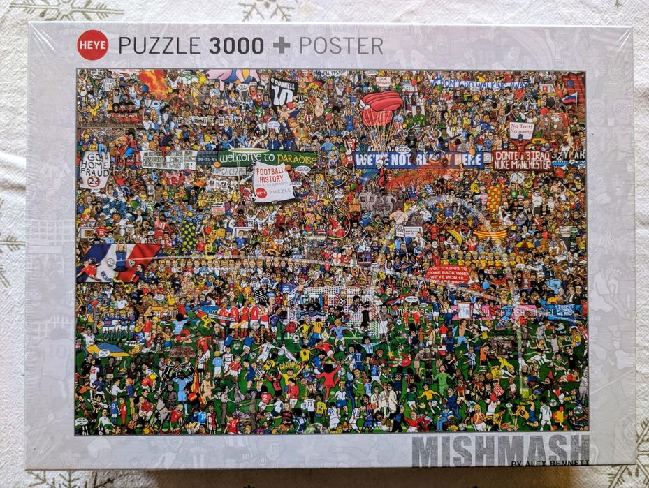 Пъзел Heye  Football History 3000 части