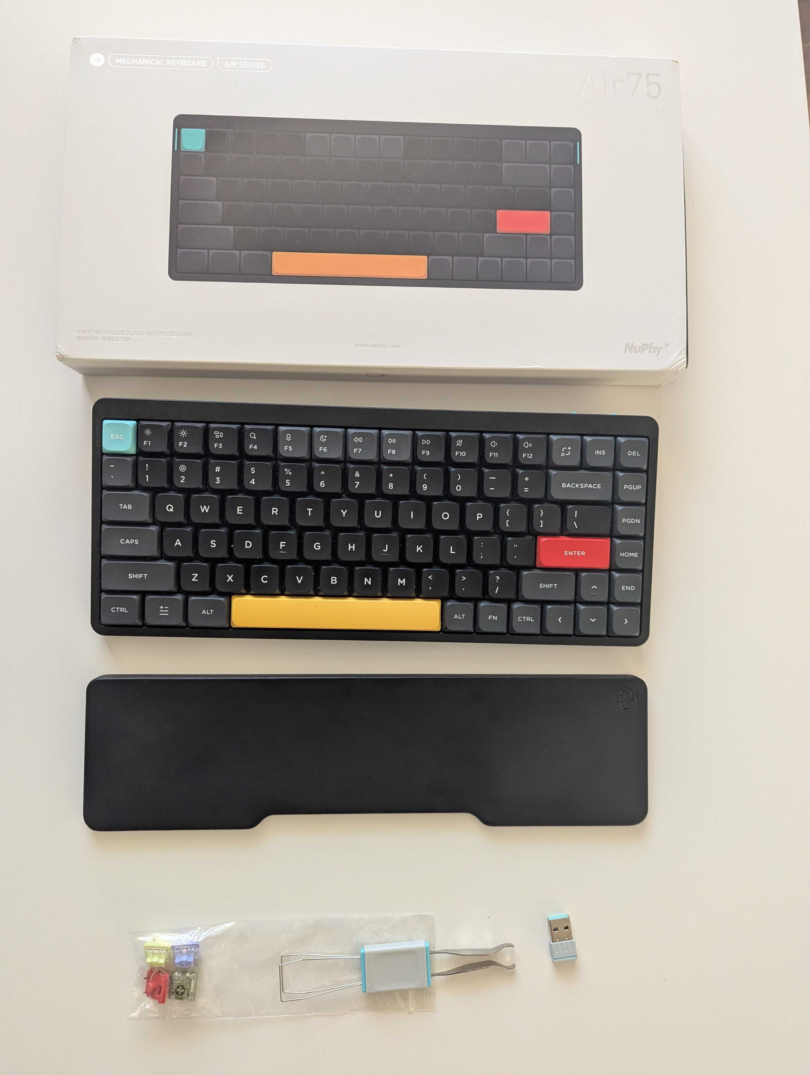 Nuphy Air75 v2 mechanical keyboard