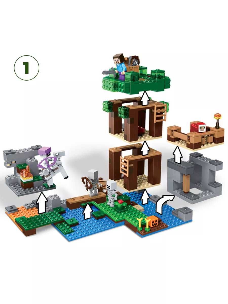 Minecraft My World конструктор Бесплатная доставка