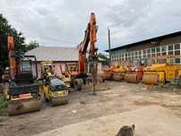 Inchirieri utilaje, cilindru compactor, excavator buldoexcavator picon