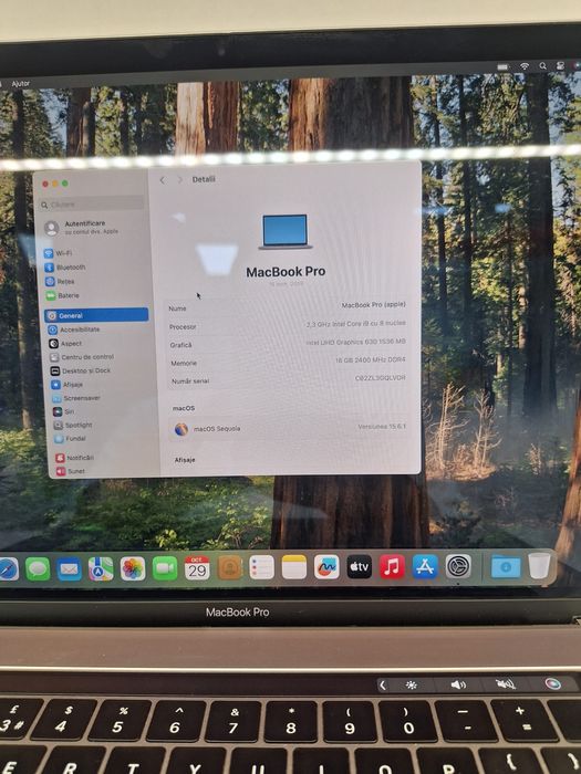MacBook Pro 2019, 15-inch, Intel i9, 512/16Gb, 142 Cicluri