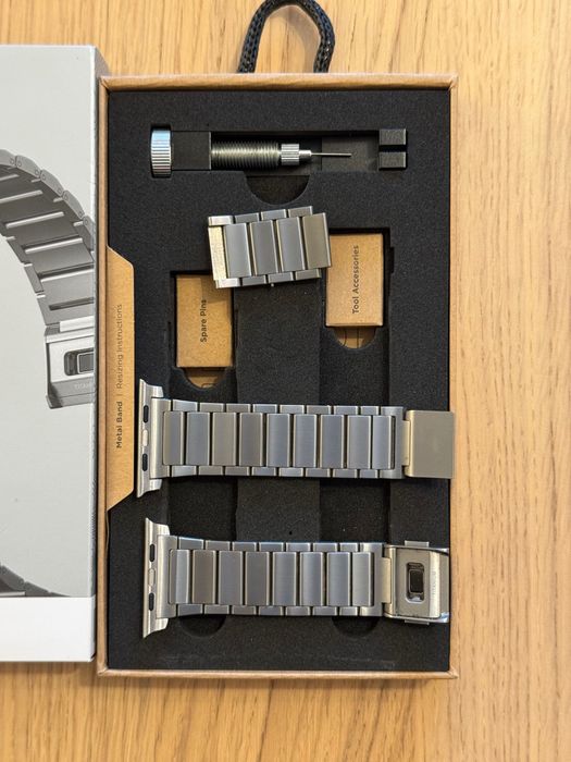 Оригинална титаниева каишка за Apple Watch Ultra - Nomad Titanium Band