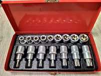 Trusa 16 Piese Chei Tubulare Torx si Capete Biti Torx