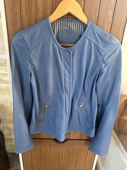 Geaca piele Massimo Dutti femei