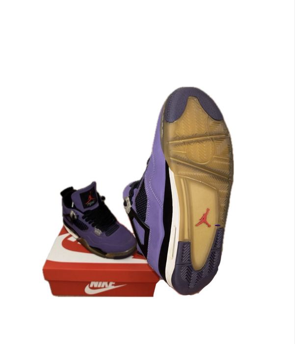 Travis Scott x Air Jordan 4 “Purple Suede” – Family & Friends