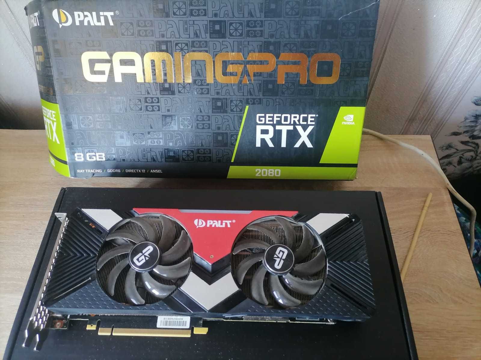 Продаю видеокарту PalitGaminGPRO2080RTX