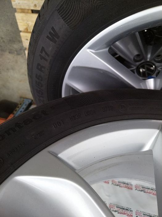 Jante + Anvelope 215/55/R17  Dot 3719
