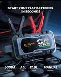 Starter Rulota Auto Robot Pornire Baterie Externa Power Bank Portabil