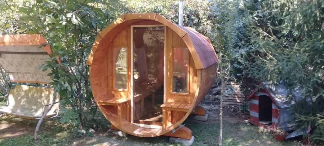 Sauna tip butoi exterior