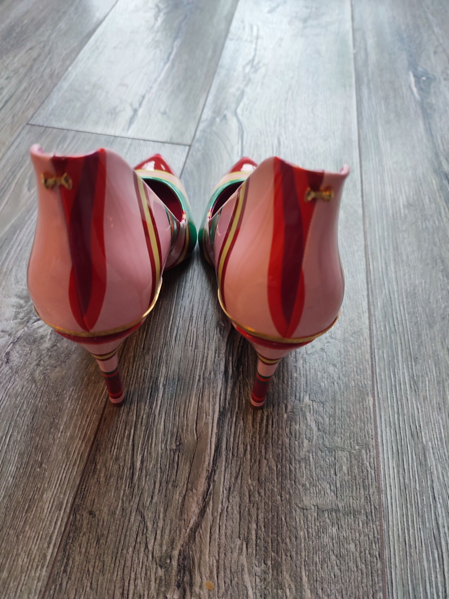 Pantofi eleganți multicolor mărimea 37