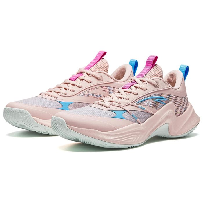 Anta Heat Wave в расцветке «Гало-розовый/Бирюзовый». Баскетбольные