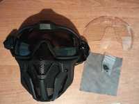 Airsoft - Еърсофт Тактическа маска със система проти