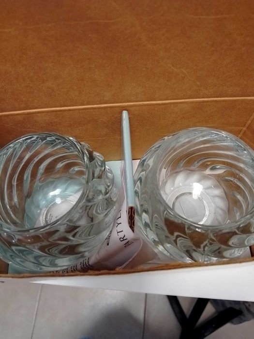 Комплект свещници 2бр, нови partylite usa