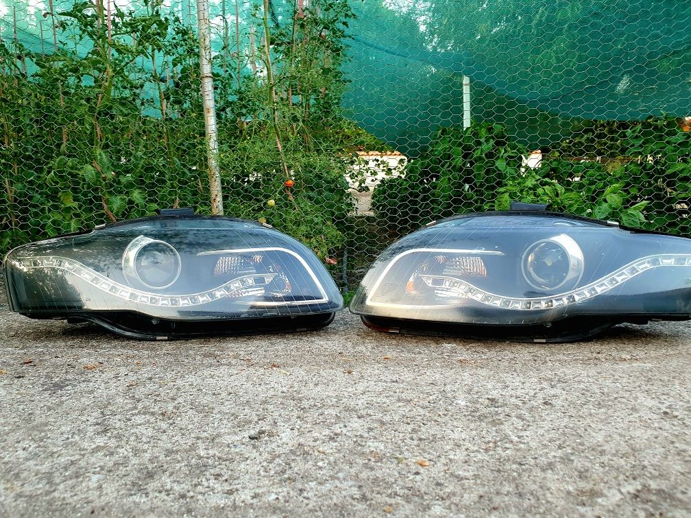 Angel Eyes Фарове за Audi A4, B7