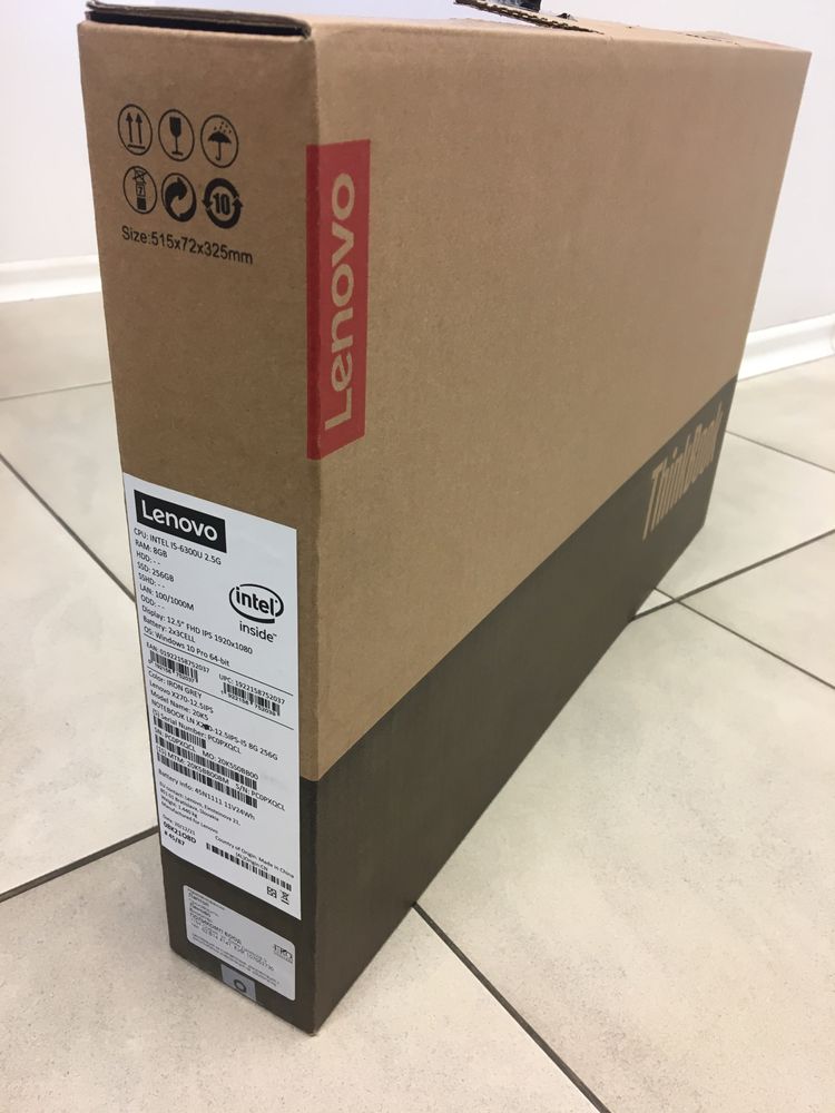 Lenovo лаптоп с кутията и легален MS OFFICE