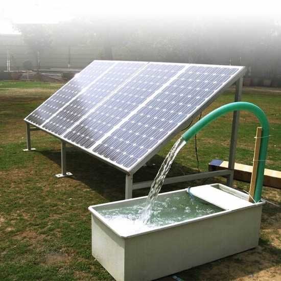 Солнечные панели электростанции для насоса от 3кВт и более