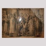 Графика на известният художник Иван Табаков  1901-1977, Левски