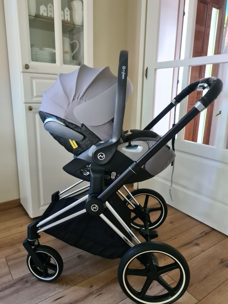 Cybex Priam Platinum Koi cu cadru chrome 3 in 1
