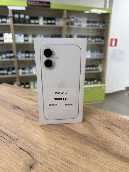 iPhone 16 memorie internă 128gb, nou