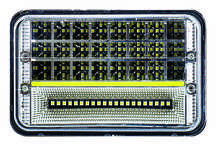 Proiector LED cu DRL 45W 2 faze 12/24V.
