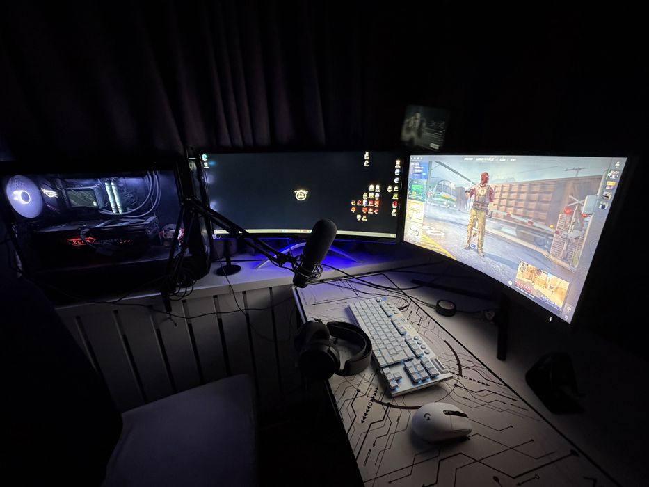 Pc Setup Geforce Rtx 4070Ti Ryzen 7 5800x3d+cooler cu proiectii inside