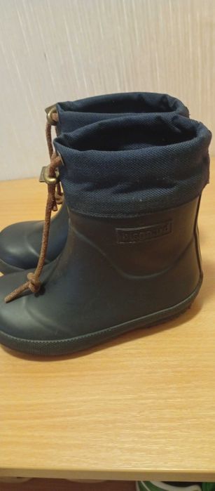 Детски гумени ботуши с вълна