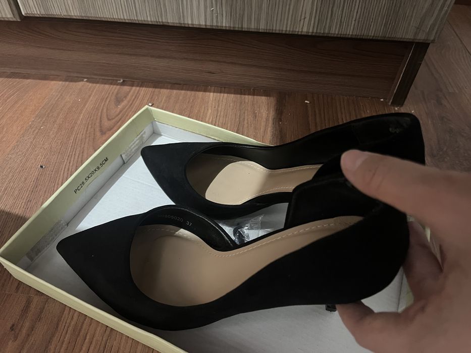 Роскошные замшевые туфли