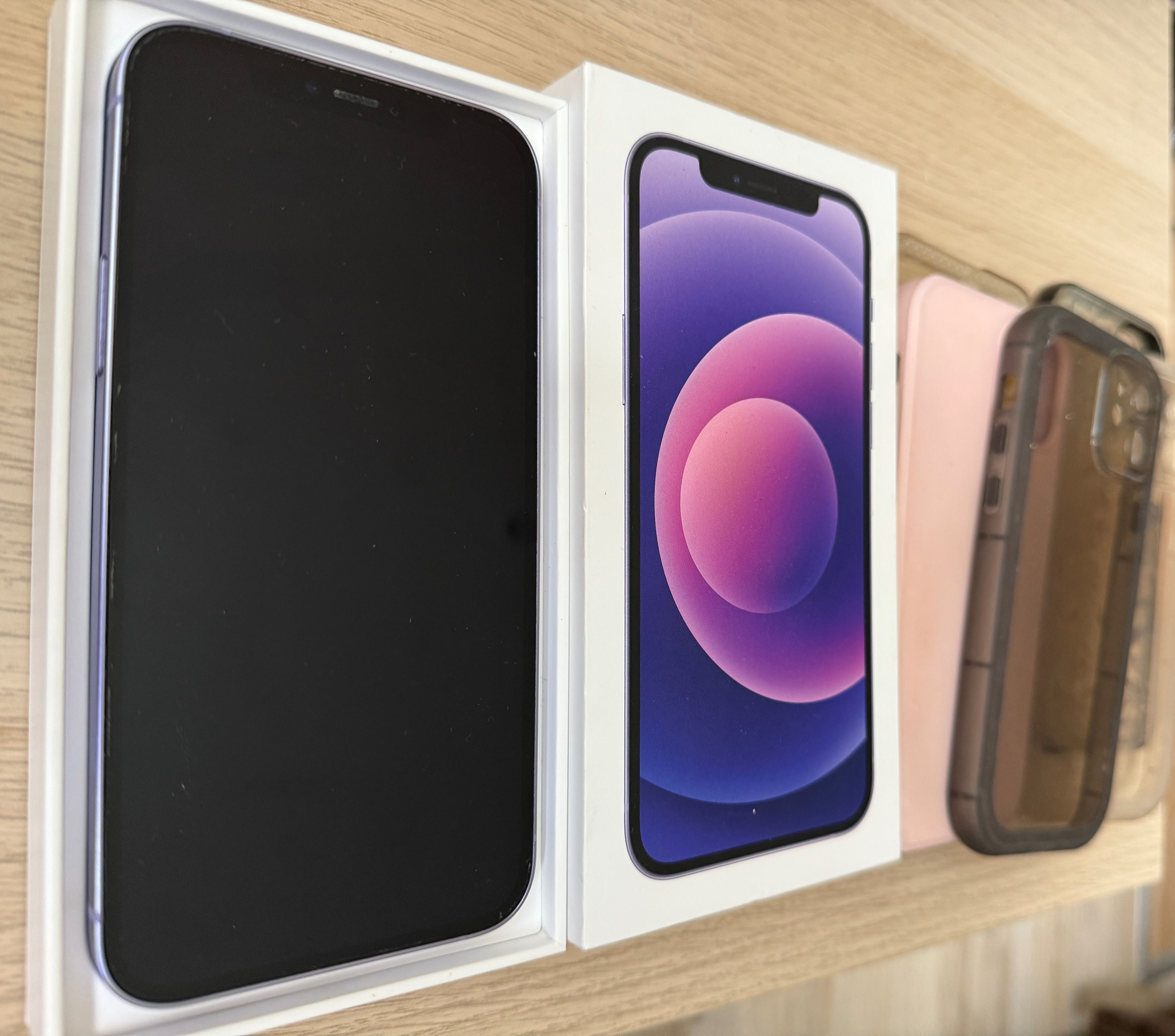 iPhone 12 64GB purple перфектен