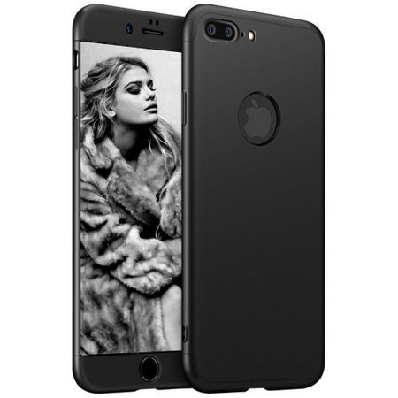 Husa telefon Apple Iphone 7 ofera protectie Subtire 3in1 Design Black