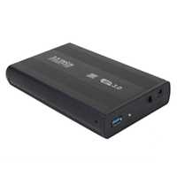 ANIMABG USB 3.0 Кутия за HDD 3.5 SATA (преносим хард диск)
