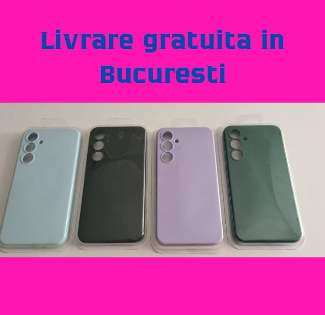 Husa silicon si catifea Samsung A55, A05s, A15, A25, A13,A35, A54, A14