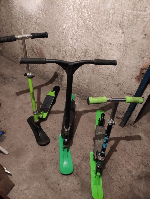 Тротинетка / шейна за сняг 3бр тротинетки / шейни