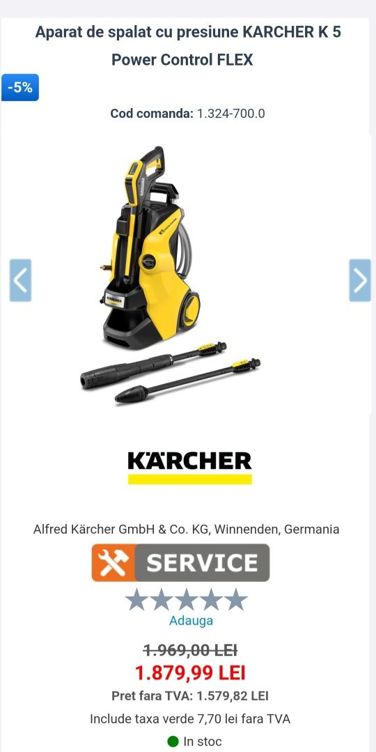 Karcher K5 Power Control - preț fix