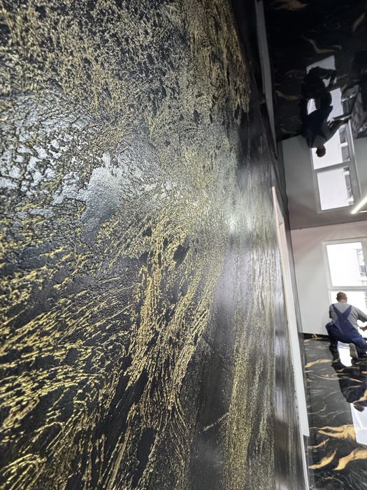 Decorative interior- piatra sparta, pensulata, stucco etc